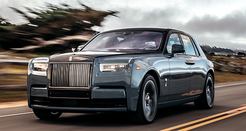 Rolls-Royce shows updated Phantom at Monterey