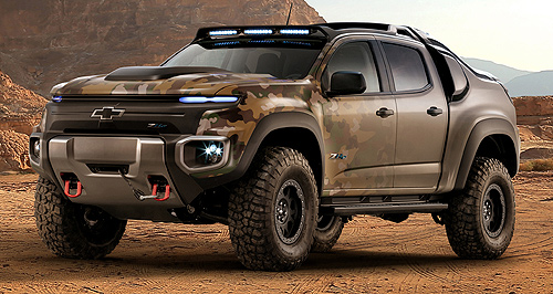 Army-ready Chevrolet Colorado uncovered