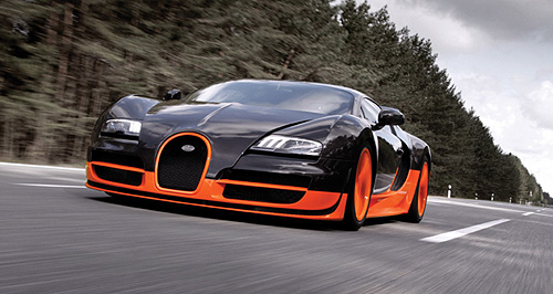 Bugatti Veyron record stripped