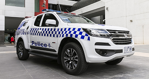Vic Police selects Holden Colorado as new ‘divvy van’