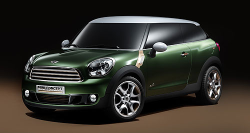 Mini Australia to add Paceman from 2013