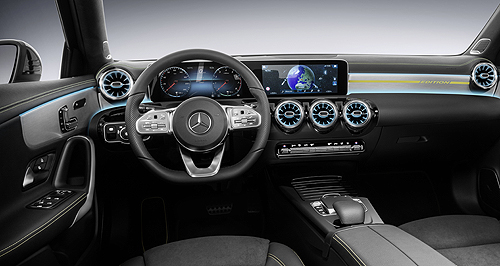 Upmarket touches in new-gen Mercedes A-Class cabin