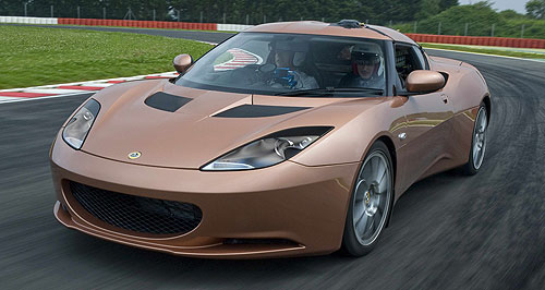 Lotus tests Evora hybrid