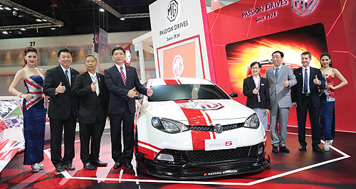 Thai-built MG6 debuts in Bangkok