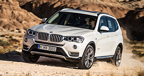 BMW X3 facelift on the way