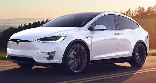 Tesla Model X makes Australian debut
