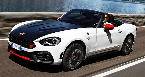 Abarth outs Aus 124 Spider specs