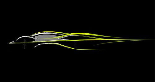 Aston design chief says hypercar 'about 60 per cent'