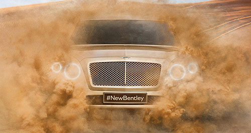 SUV is go for Bentley in 2016