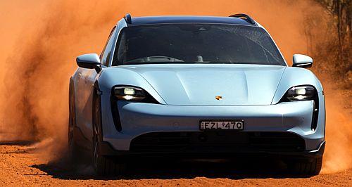 Across Australia in a fully electric Porsche