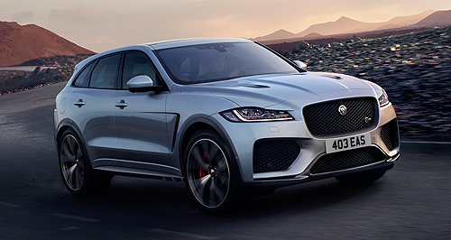 Jaguar outs pricing for F-Pace SVR SUV