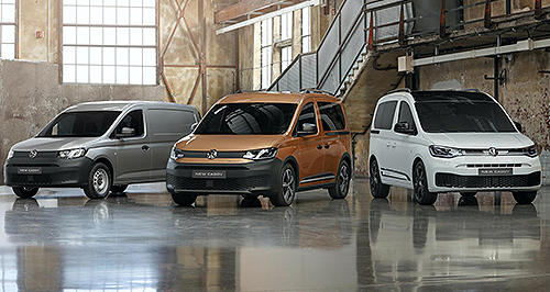 Volkswagen details new Caddy range, here July 