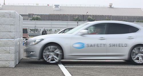 Nissan low-cost warning systems approach
