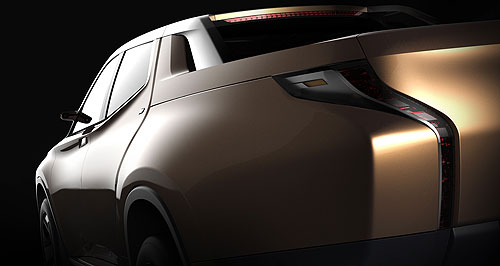 Geneva show: Mitsubishi teases hybrid next-gen Triton