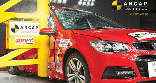 Top safety marks for Holden’s new Commodore