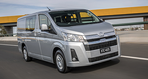 Toyota studying electrification for HiAce