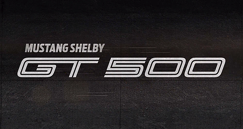 Detroit show: Ford teases savage Shelby Mustang