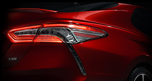 Detroit show: Toyota teases bold new Camry
