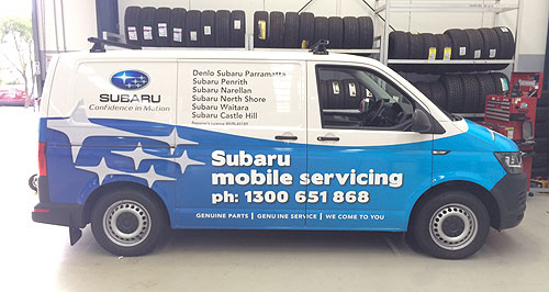 Subaru to take mobile service offer to customers