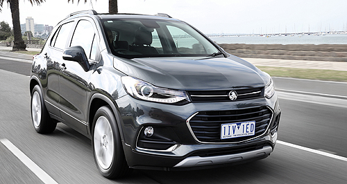 Holden’s refreshed Trax crossover checks-in