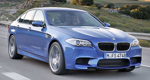 BMW revs up new M5 ahead of debut