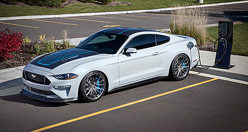 SEMA show: Ford unveils ballistic electric Mustang