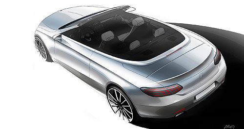 Geneva show: Benz teases C-Class drop-top