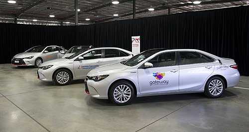 Toyota gives final Camrys to good causes