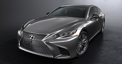 Detroit show: All-new Lexus LS flagship limo revealed