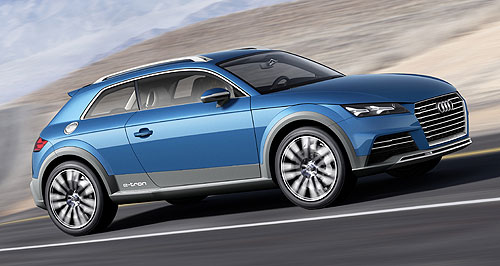 Detroit show: Audi goes plug-in with baby Allroad