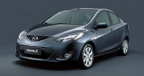 Mazda2 sedan locked in for 2010