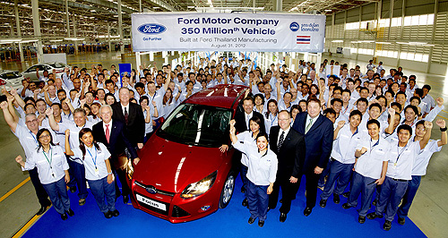 Thai-built Focus is Ford’s 350-millionth vehicle