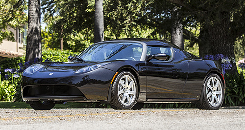 George Clooney’s Tesla Roadster to be auctioned
