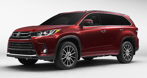 New York show: More kick for Toyota Kluger