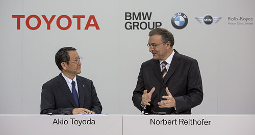 BMW and Toyota to develop joint sportscar