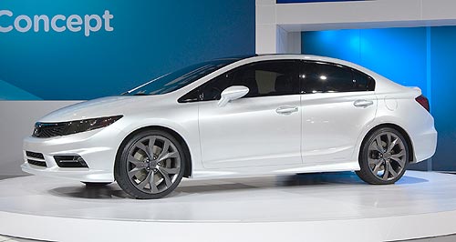 Detroit Show: New-look Civic sedan gets sporty