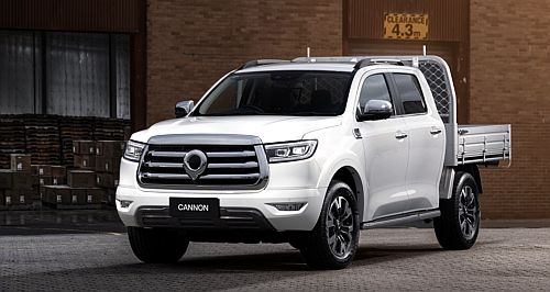 GWM launches tray-back Cannon-CC ute