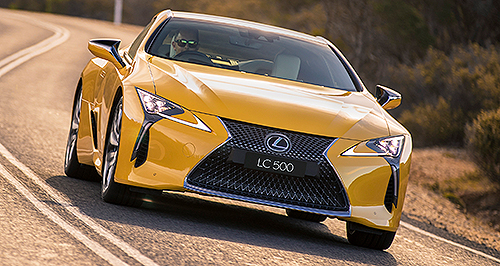 Limited-edition Lexus LC gains new yellow hue