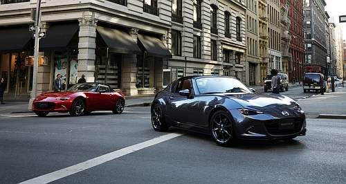Mazda updates iconic MX-5 Roadster and RF