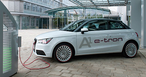 Small cars the limit for battery EVs: Audi