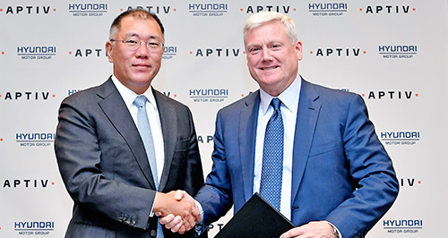 Hyundai, Aptiv to co-develop robotaxi platform