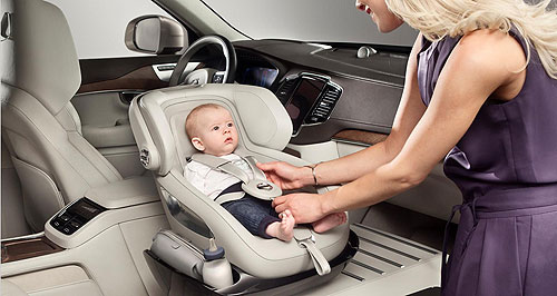 Volvo rethinks safe child seating