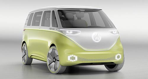 Detroit show: VW debuts ID Buzz electric bus