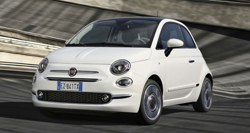 Refreshed Fiat 500 uncovered