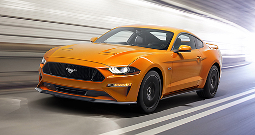 Ford reveals facelifted Mustang
