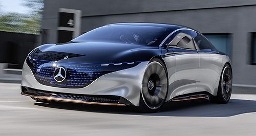 Frankfurt show: Mercedes heralds electric luxury sedan