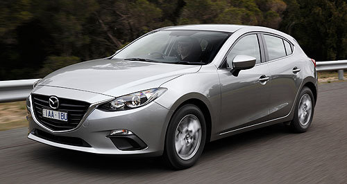 First Australian drive: New Mazda3 poised to kick goals