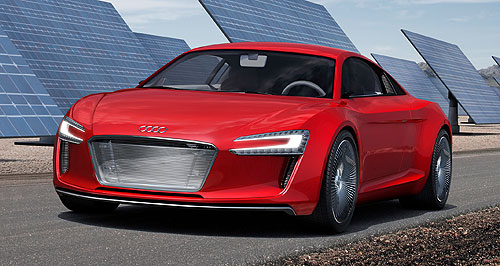 Audi’s e-tron electric supercar back on the radar