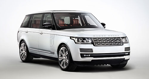 LA show: Stretched Range Rover on the way