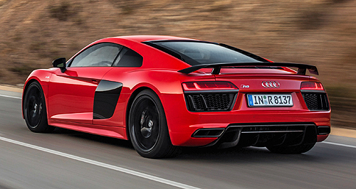 Audi goes to the dark side with special R8 Plus